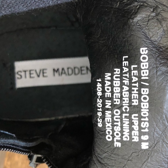 steve madden bobbi combat boot